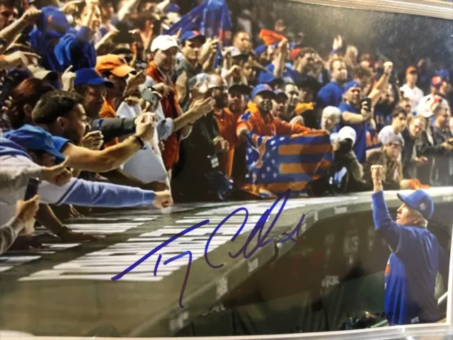 Terry Collins  SIGNED 4x6 PHOTO 2015 NY METS WS Postseason AUTOGRAPH LGM