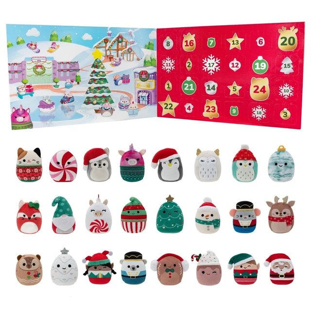 NEW SQUISHVILLE SQUISHMALLOWS Advent Calendar Holiday Christmas 24