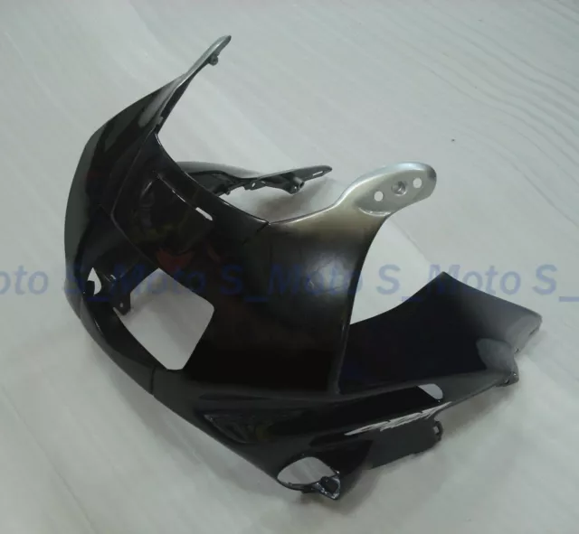 Front fairing nose Plastic cowl Fit For Honda CBR600 F2 1991-1994 Black Silver