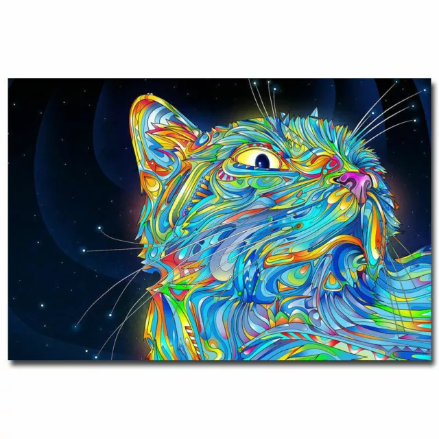 20A549 Hot New Psychedelic Trippy Visual Mind Art Poster Silk Deco 12x18 24x36
