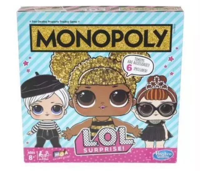 Hasbro Monopoly Board Game LOL Surprise Dolls NIB