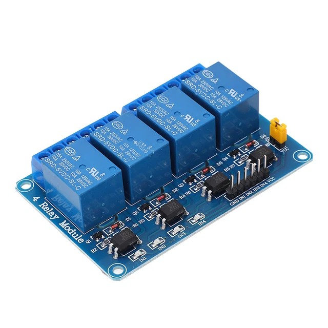 4-Kanal-Relaismodul 2PCS 4-Kanal-Relaismodul Optokoppler-Isolation