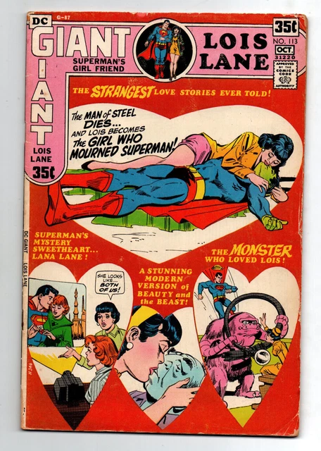 Superman's Girl Friend Lois Lane #113 - G-87 - Lana Lane - 1971 - VG