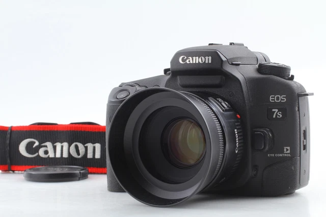 TOP MINT] CANON EOS 7s 7 s Film Camera Body EF 50mm F1.8 II Lens