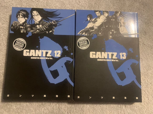 Gantz Manga English Vol 12 & 13 First Edition Hiroya Oka RARE