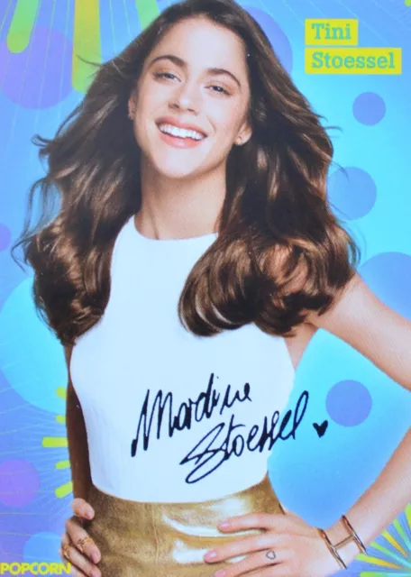 MARTINA STOESSEL - Autogrammkarte - Tini Signed Autograph Autogramm Clippings