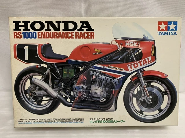 Tamiya Racing Motorcycle TAMIYA HONDA RS 1000 Endurance Racer 1/12 Motorcycle Series Model Kit ...