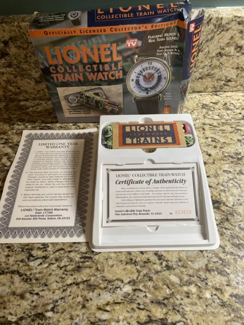 Lionel Collectible Train Watch TeleBrands Collectors Edition