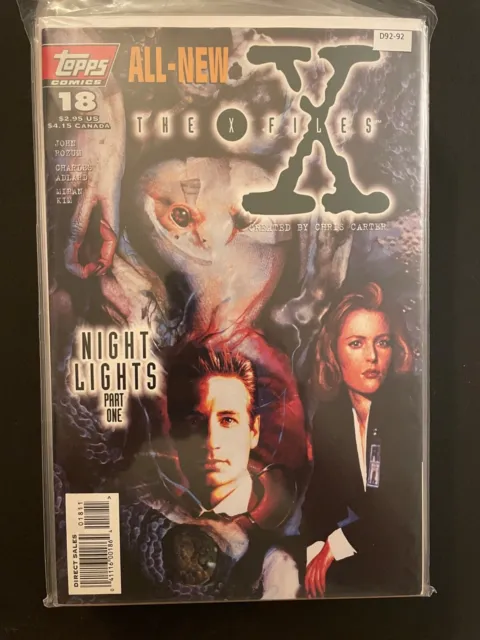 The X-Files 18 High Grade 7.5 Topps Comic Book D92-92
