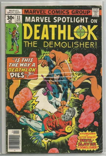 Marvel Spotlight #33 on Deathlok the Demolisher ( Marvel APR 1977 )