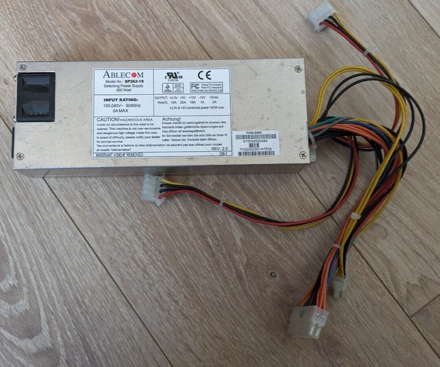 Alimentation Serveur SuperMicro PWS-0055 – Ablecom 260W – Occasion Fonctionnelle