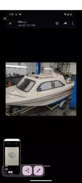16ft Shetland fishing boat - day cruiser for sale uk