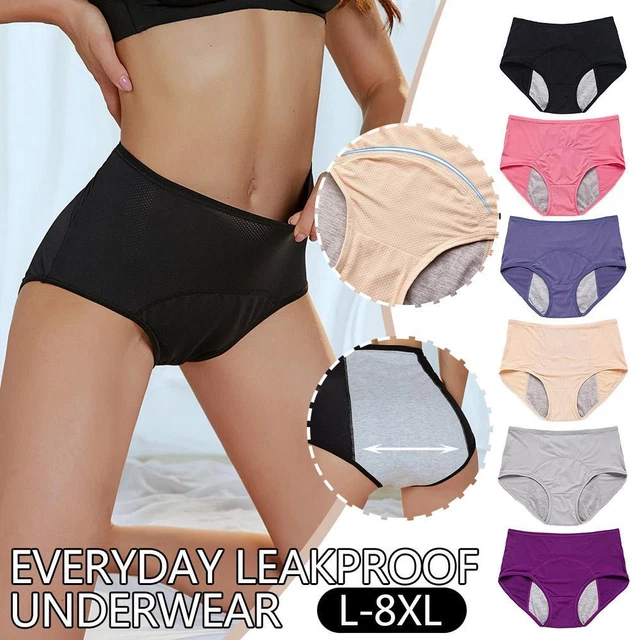 Leakproof Underwear For Womens Incontinence,Leak Proof Pa Pants W7O8 M8E0