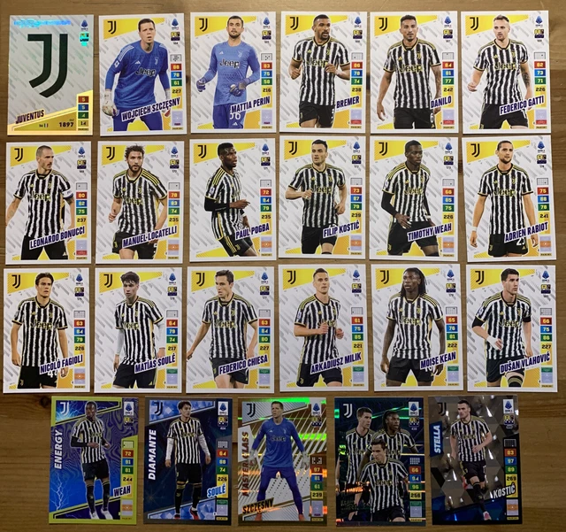 PANINI CALCIATORI ADRENALYN 2023 2024 MONZA SQUADRA COMPLETA 24 Card