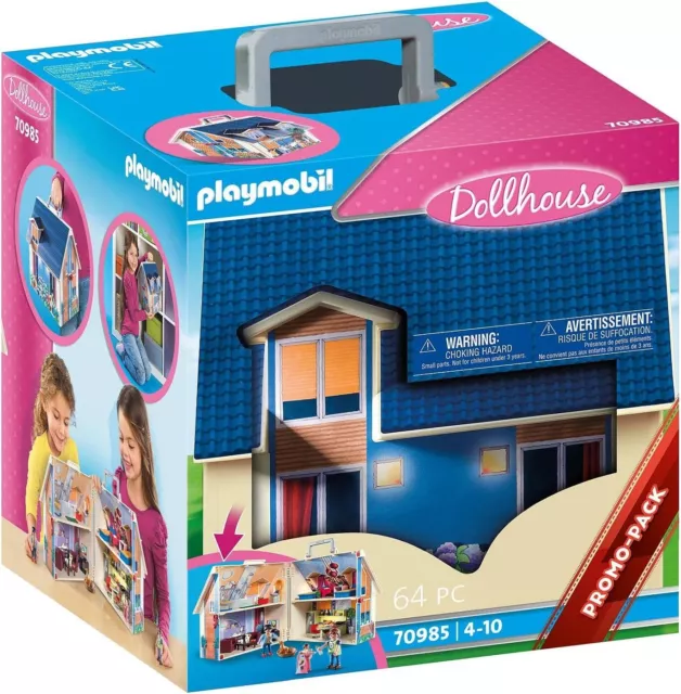 PLAYMOBIL Dollhouse 70985 Mitnehm-Puppenhaus Zusammenklappbar NEU OVP