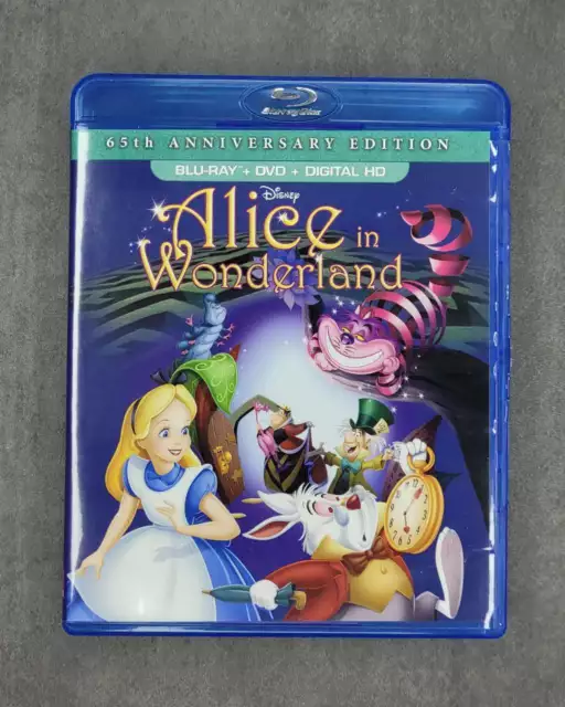 Disney's Alice in Wonderland 65th Anniversary Bluray/DVD DVDs