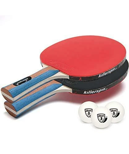 Killerspin Jet Set of 2 Ping Pong Paddles and 3 Table Tennis Balls