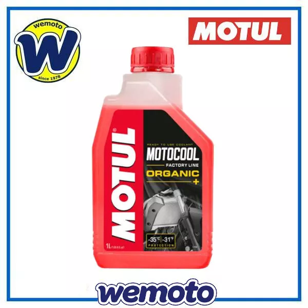 1 Litro Liquido Refrigerante Radiatore Moto Motul Motocool factory line pronto