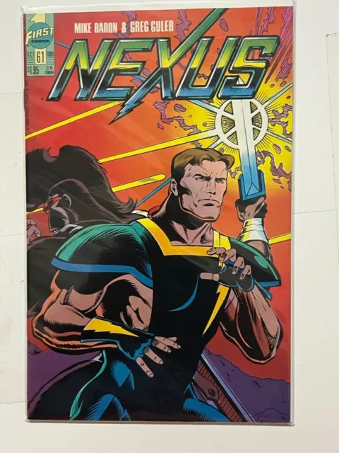 Nexus #61 First Comics Bronze Age Steve Rude Mike Baron sci fi superhero vf/nm