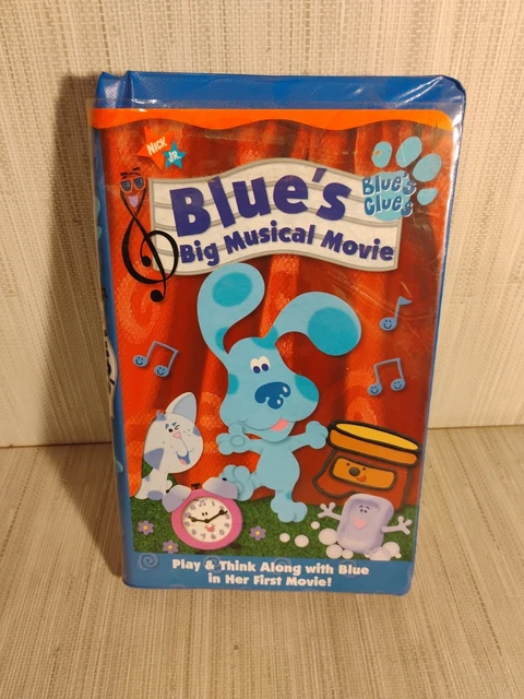 Blues Clues Blues Big Musical Movie Vhs 2000 4 68 Picclick Uk