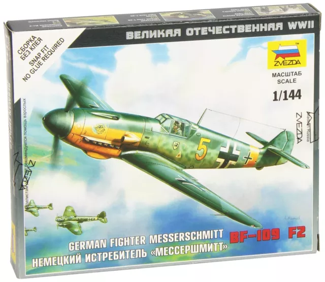 Zvezda - Z6116 - Model Aircraft - Messerschmitt German Fighter Bf 109 F-2