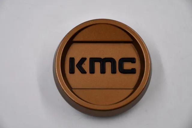 KMC Wheels Bronze w/Gloss Black Logo Wheel Center Cap Hub Cap 1512S23 3.125" KM7