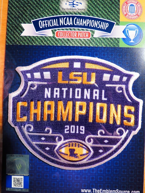 NCAA College Football LSU 2019 National Championship  Patch