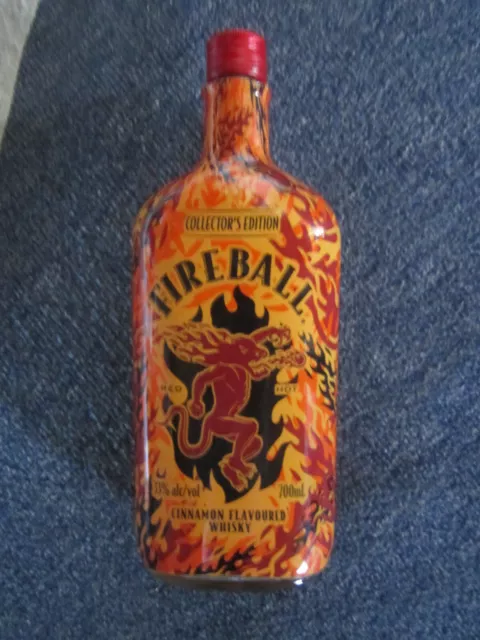 Fireball Cinnamon Whiskey Collector's Edition Bottle (Empty)  Must See  ********