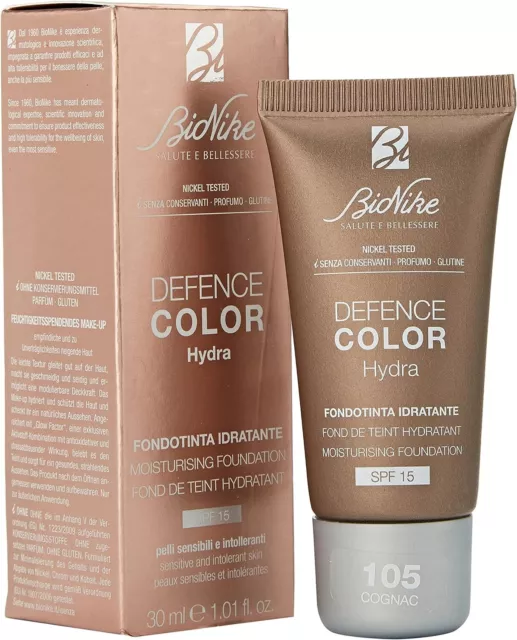 Bionike Defense Color Hydra Moisturizing Foundation Makeup Schminke Gesicht 30ml