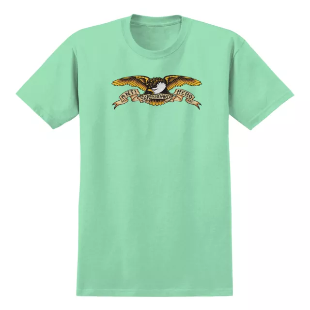 Anti Hero Skateboards Shirt Eagle Mint Green/Black