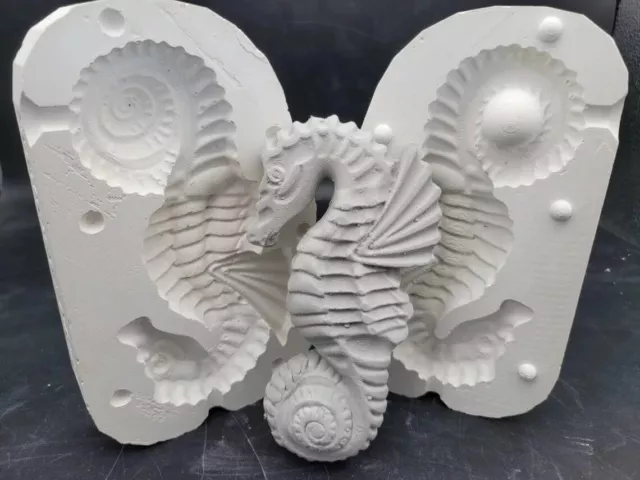 Seahorse pipe ceramic slip casting plaster Mold