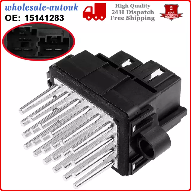 For VAUXHALL ASTRA J INSIGNIA HEATER BLOWER MOTOR FAN RESISTOR RHEOSTAT 13503201