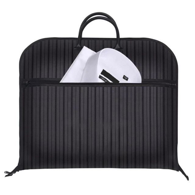 Costume en tissu Oxford Housse de protection pour costume rayé Sac de rangement