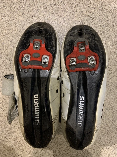 Shimano lightweight carbon road tri shoes SH-TR30 size 43, PLUS Look Keo spare 3