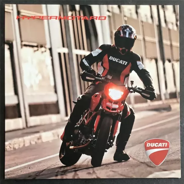 DUCATI HYPERMOTARD Motorcycle Range Sales Brochure 2010 #91712651A Multi Lingual