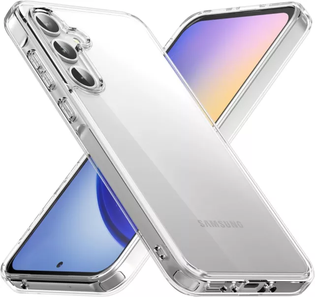 For Samsung Galaxy A35 5G Case, Slim Clear Silicone Gel Phone Cover