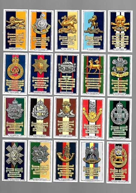 GALLAHER ARMY BADGES 15 The Rifle Brigade Cigarette Card (CC5) $4.99