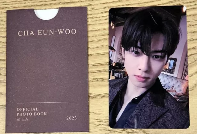 CHA EUN WOO Official Photocard Photobook In LA ASTRO
