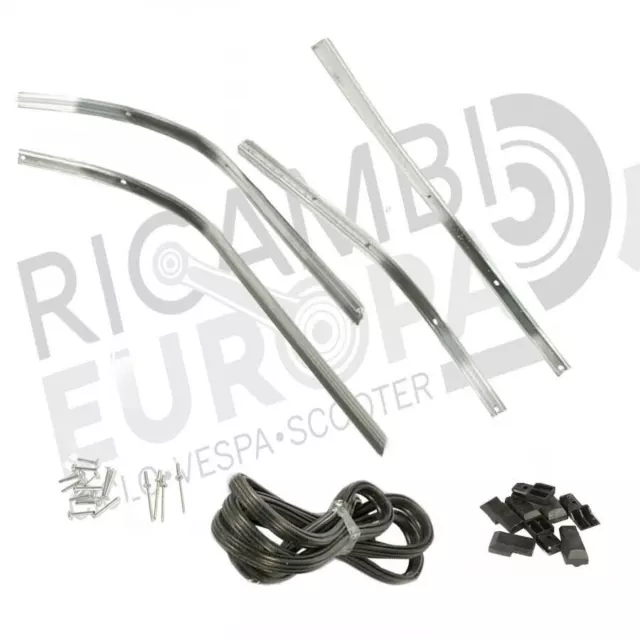 Kit Serie Completa Strisce Listelli Pedana In Alluminio Per Vespa Pk 50 S V5X2T