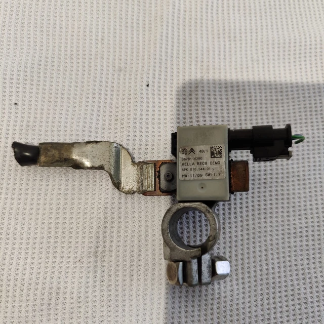 CITROEN PEUGEOT NEGATIVE Battery Terminal & Sensor 9678116380 £30.00