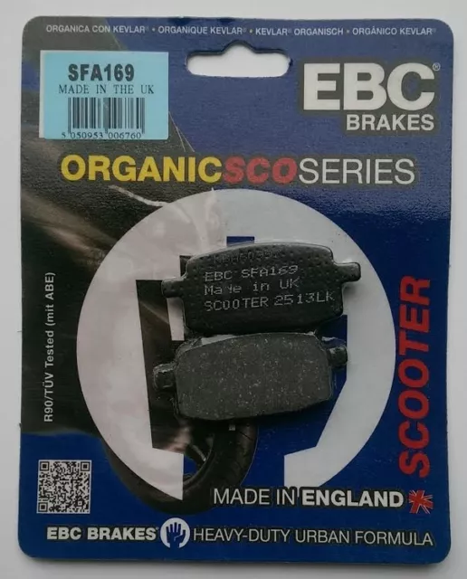 EBC Organic FRONT Disc Brake Pads Fits BAOTIAN BT 50 QT-11 (2006 to 2011)