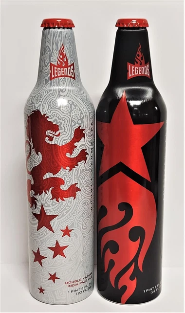 2X 22 oz LEGENDS Craft Aluminum Beer Bottles - SWEET!