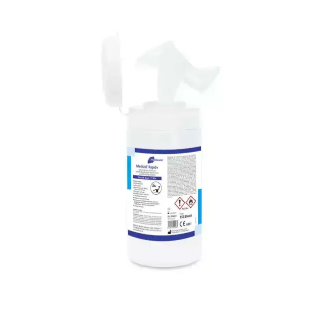 Meditrade Medizid Rapid+ Desinfektionstücher - 150 Tücher/Dose - B01N5XWJ21