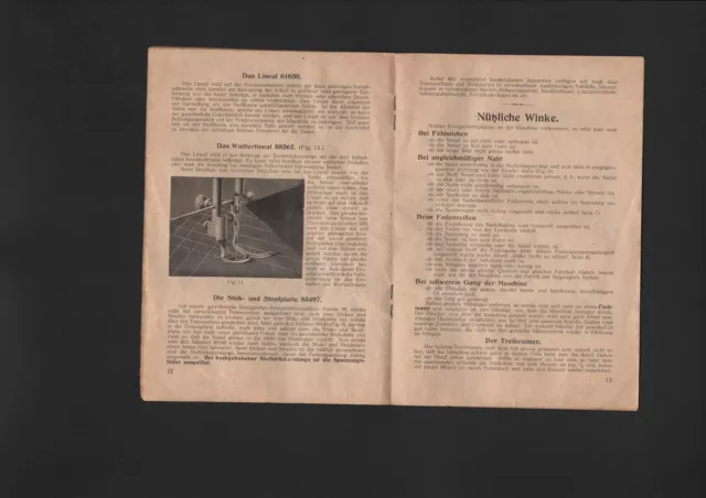 BIELEFELD, Prospekt 1930 Kochs ADLER-Nähmaschinen Werke AG Rundgreifer Klasse 88 2