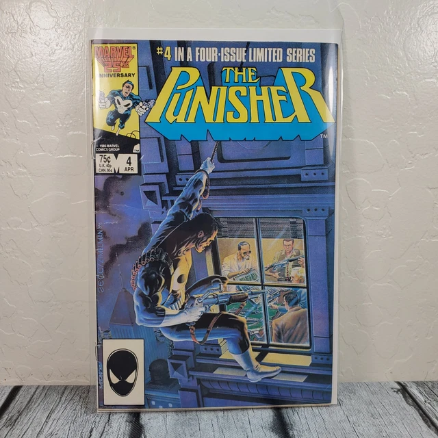 Marvel Comics The Punisher #4 In 4 Issue Limited Series, 1986 Vintage Comic Book