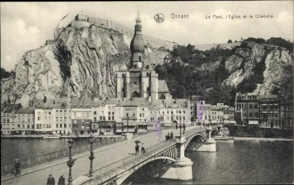 Ak Dinant Wallonien Namur, Le Pont, l'Eglise et la Citadelle - 4290976