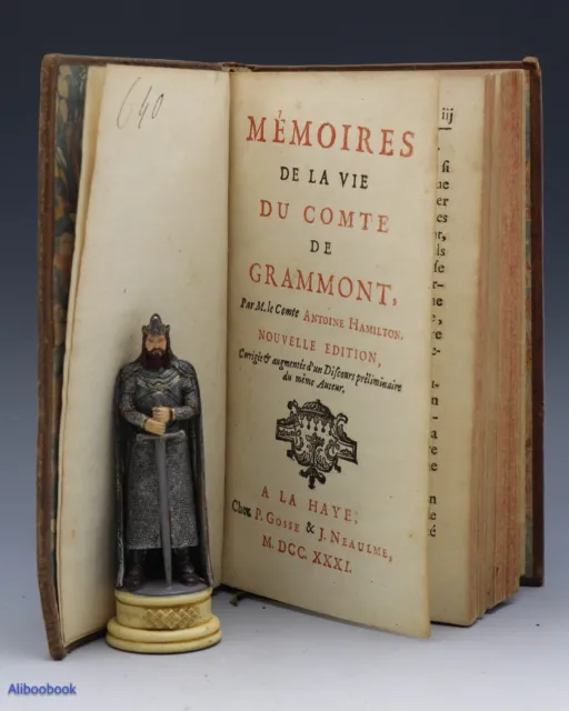 Mémoires de la Vie du Comte de Grammont - Hamilton - 1731 - La Haye