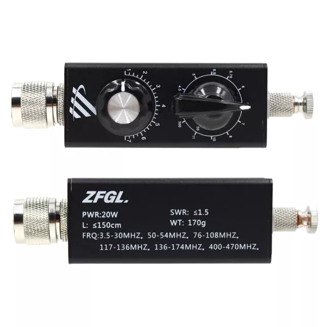 5 MHz-55 MHz QRP antenna a onde corte regolabile 20 W FM antenna a onde corte per UHF VHF