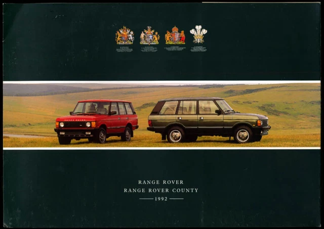 1992 Range Rover & Range Rover Country sales folder