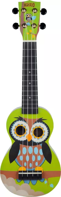 Ukulele  Soprano Hibou + Housse  Mahalo Ma1Wl